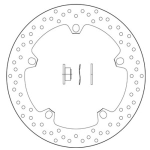 PAIR OF BREMBO SERIE ORO FRONT BRAKE DISCS BMW R 1200 GS 2013-2018