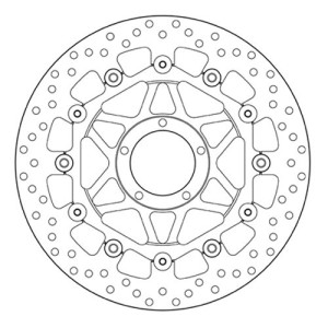 PAIR OF BREMBO SERIE ORO FRONT BRAKE DISCS DUCATI 1198 2009-2010