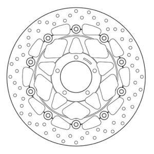COPPIA DISCHI FRENO ANTERIORI BREMBO SERIE ORO DUCATI 749 S