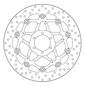 PAIR OF BREMBO SERIE ORO FRONT BRAKE DISCS DUCATI MONSTER 900 I.E. 2002