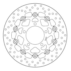 PAIR OF BREMBO SERIE ORO FRONT BRAKE DISCS KAWASAKI ZX-6RR 600 2003