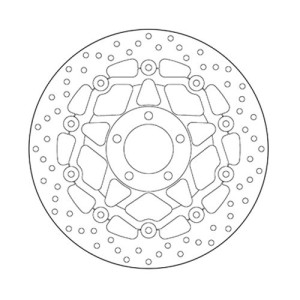 PAIR OF BREMBO SERIE ORO FRONT BRAKE DISCS SUZUKI BANDIT 1200 S 2001-2005