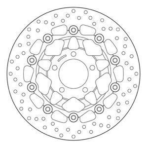 PAAR VORDERE BREMSSCHEIBEN BREMBO SERIE ORO SUZUKI BANDIT 600 1995-1999