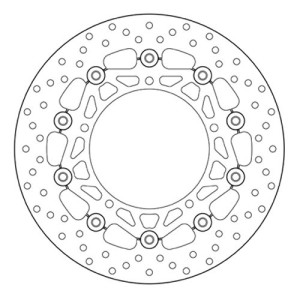 PAIR OF BREMBO SERIE ORO FRONT BRAKE DISCS YAMAHA FZ6 FAZER 2004-2006