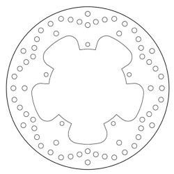DISCO DE FRENO DELANTERO BREMBO SERIE ORO GILERA NEXUS 300 2008-2012