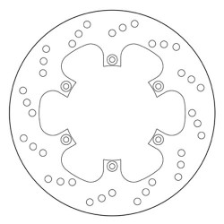 BREMBO SERIE ORO REAR BRAKE DISC BENELLI TNT 1130 2005-2008