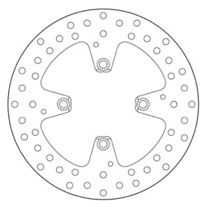 DISCO DE FRENO TRASERO BREMBO SERIE ORO DUCATI 1198 S 2009-2010