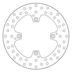 BREMBO SERIE ORO REAR BRAKE DISC DUCATI HYPERMOTARD 1100 EVO 2010-2011