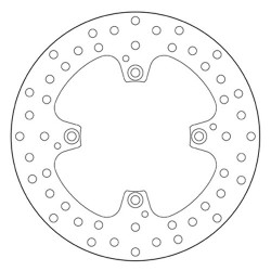 BREMBO SERIE ORO REAR BRAKE DISC DUCATI HYPERMOTARD 1100 EVO SP 2010-2011