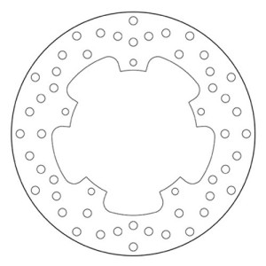 HINTERE BREMSSCHEIBE BREMBO SERIE ORO GILERA NEXUS 250 2006-2008