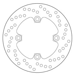 BREMBO SERIE ORO REAR BRAKE DISC KAWASAKI ER-6F 2006-2008