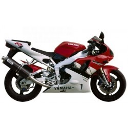 TERMINALE MIVV OVALE YAMAHA R1 1998-2001, OMOLOGATO CARBONIO