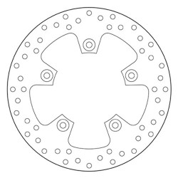 BREMBO SERIE ORO REAR BRAKE DISC KTM SUPERMOTO 990 2007-2011