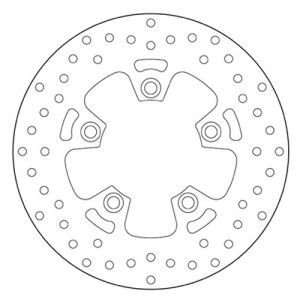 HINTERE BREMSSCHEIBE BREMBO SERIE ORO SUZUKI BANDIT 600 1995-1999