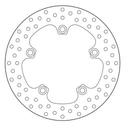 BREMBO SERIE ORO REAR BRAKE DISC SUZUKI BANDIT 650 S 2007-2010