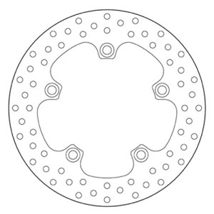DISCO DE FRENO TRASERO BREMBO SERIE ORO SUZUKI BANDIT 1200 S 2006