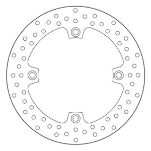 DISCO DE FRENO TRASERO BREMBO SERIE ORO SUZUKI V-STROM 650 2007-2011
