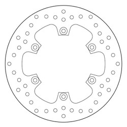 DISCO DE FRENO TRASERO BREMBO SERIE ORO YAMAHA FAZER 1000 2001-2005