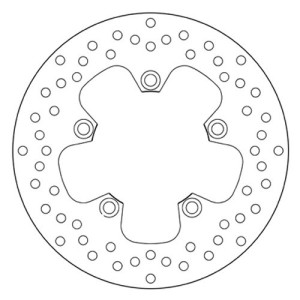 DISCO DE FRENO TRASERO BREMBO SERIE ORO YAMAHA FZ6 2004-2006