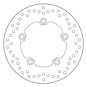 DISCO DE FRENO TRASERO BREMBO SERIE ORO YAMAHA R6 2005