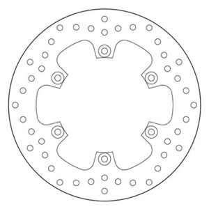 HINTERE BREMSSCHEIBE BREMBO SERIE ORO YAMAHA T-MAX 500 2008-2011