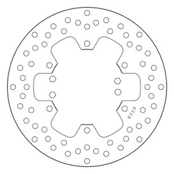 BREMBO SERIE ORO REAR BRAKE DISC YAMAHA XT 660 X 2007-2016