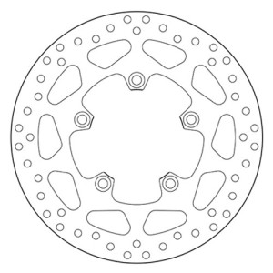 DISCO DE FRENO TRASERO BREMBO SERIE ORO TRIUMPH TIGER EXPLORER 1200 XC 2016-2017