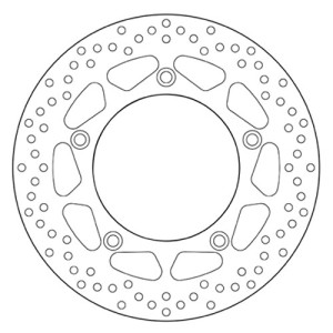 BREMBO SERIE ORO REAR BRAKE DISC YAMAHA T-MAX 530 2015-2016