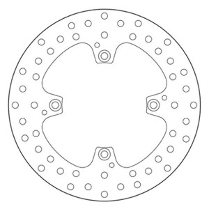 BREMBO SERIE ORO REAR BRAKE DISC DUCATI 848 EVO 2011-2013