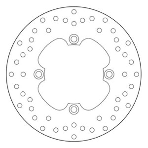 BREMBO SERIE ORO REAR BRAKE DISC HONDA TRANSALP 700 2008-2013