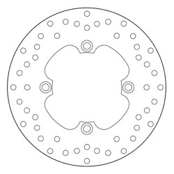 DISCO DE FRENO TRASERO BREMBO SERIE ORO HONDA TRANSALP 700 2008-2013