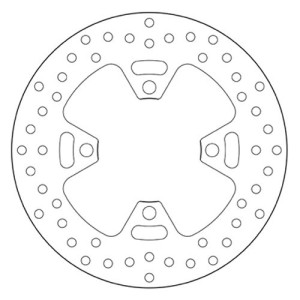 BREMBO SERIE ORO REAR BRAKE DISC TRIUMPH STREET TRIPLE 675 R 2013-2016