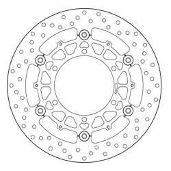 COPPIA DISCHI FRENO ANTERIORI BREMBO SERIE ORO BMW R 1100 RS