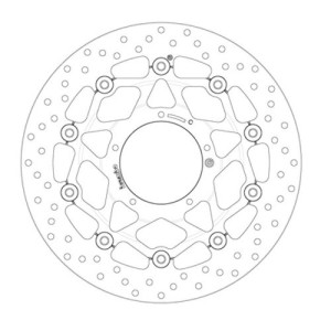 PAR DE DISCOS DE FRENO DELANTEROS BREMBO SERIE ORO HONDA CBR 1000 RR SP 2017-2019