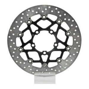 PAIR OF BREMBO SERIE ORO FRONT BRAKE DISCS TRIUMPH DAYTONA 675 R 2013-2015