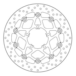 PAAR VORDERE BREMSSCHEIBEN BREMBO SERIE ORO TRIUMPH DAYTONA 675 R 2013-2015