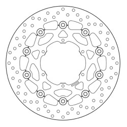 BREMBO SERIE ORO FRONT BRAKE DISC BMW F 650 GS 2008-2012