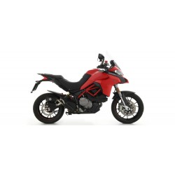 COPPIA TERMINALI DI SCARICO ARROW REBEL DUCATI MULTISTRADA 950 S 2019-2020, ALLUMINIO DARK, OMOLOGATI 