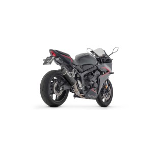 IMPIANTO DI SCARICO COMPLETO ARROW INDY RACE EVO HONDA CBR 650 R 2024 (EURO 5+), ALLUMINIO DARK/CARBONIO, CATALIZZATO