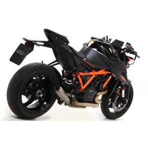 TERMINALE ARROW PRO-RACE KTM 1290 SUPER DUKE RR 2021-2024, ACCIAIO, OMOLOGATO