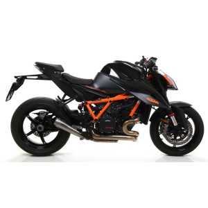 TERMINALE ARROW PRO-RACE KTM 1290 SUPER DUKE RR 2021-2024, ACCIAIO, OMOLOGATO