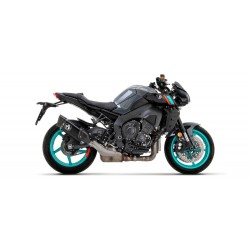 TERMINALE DI SCARICO ARROW PISTA YAMAHA MT-10 SP 2022-2024, TITANIO DARK/CARBONIO, OMOLOGATO 