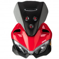 CUPOLINO COPRI STRUMENTI LIGHTECH IN CARBONIO LUCIDO DUCATI STREETFIGHTER V4 2023-2024