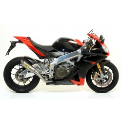 ARROW GP2 EXHAUST  APRILIA RSV4 FACTORY 2009-2012, TITANIUM, APPROVED