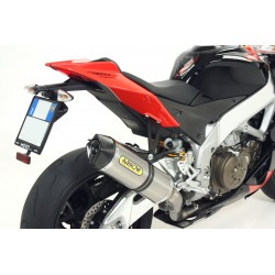 TERMINALE ARROW RACE-TECH APRILIA RSV4 FACTORY 2009-2012, TITANIO/CARBONIO, CATALIZZATO