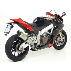 ARROW RACE-TECH EXHAUST APRILIA RSV4 R 2010-2012, TITANIUM/CARBON, CATALYTIC