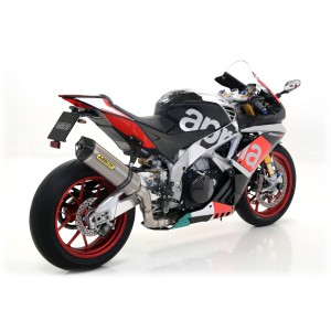 ARROW RACE-TECH EXHAUST APRILIA RSV4 RF 2015-2016, TITANIUM/CARBON, CATALYTIC