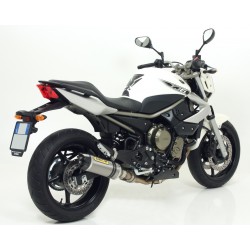 ARROW THUNDER FULL EXHAUST SYSTEM  YAMAHA XJ6 2009-2012, TITANIUM/CARBON, CATALYTIC