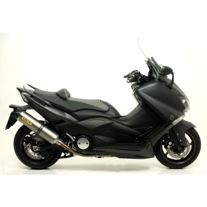 IMPIANTO DI SCARICO COMPLETO ARROW RACE-TECH YAMAHA T-MAX 530 2015-2016, TITANIO/CARBONIO, CATALIZZATO