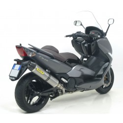 IMPIANTO DI SCARICO COMPLETO ARROW RACE-TECH YAMAHA T-MAX 530 2012-2014, ALLUMINIO/CARBONIO, CATALIZZATO